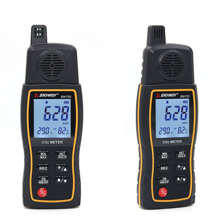 SNDWAY SW723 High-Precision Carbon Dioxide Detector Air Carbon Dioxide Concentration Monitor, SW723 SNDWAY SW723 High-Precision Carbon Dioxide Detector Air Carbon Dioxide Concentration Monitor, SW723